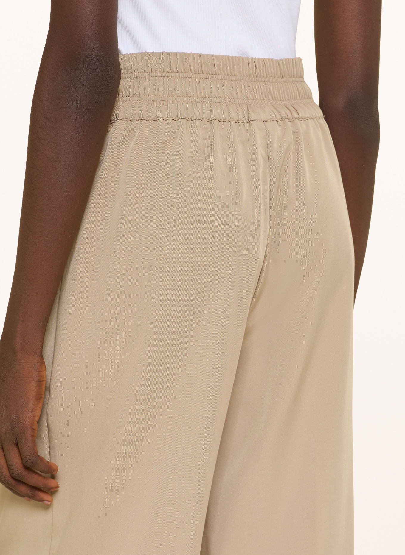 BOSS Kalhoty Marlene TARIMA: VELBLOUDÍ