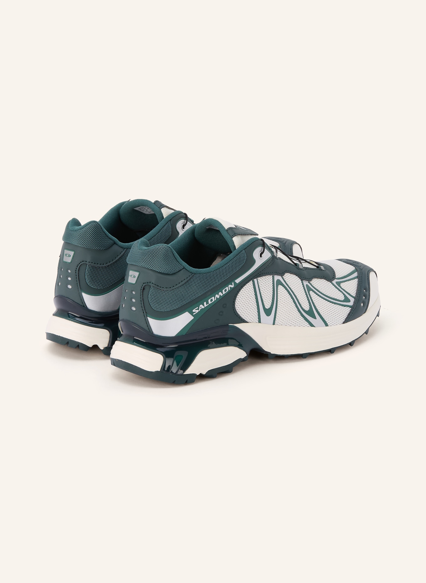 SALOMON Sneaker XT-WHISPER: ECRU / SILBER / PETROL