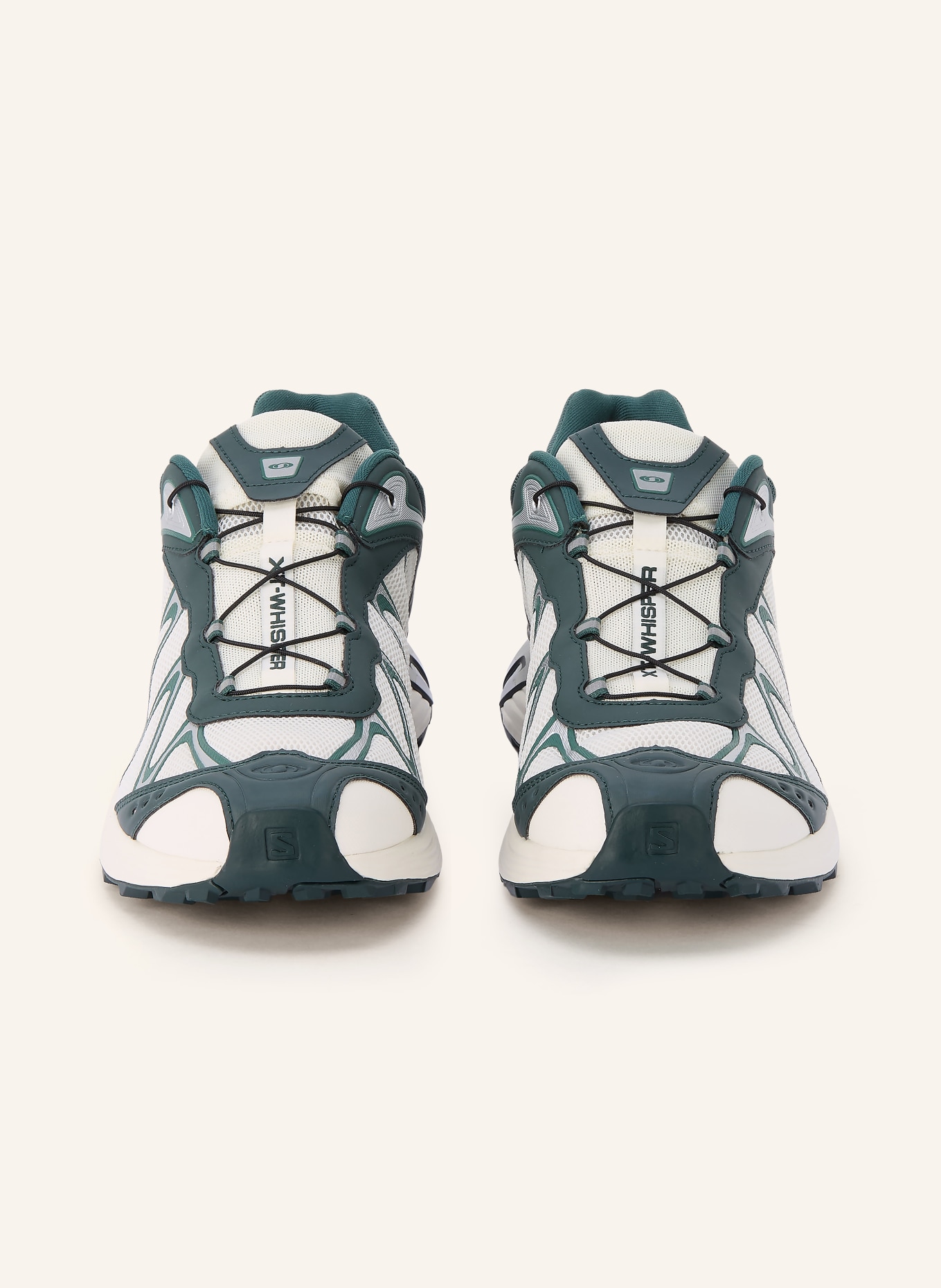 SALOMON Sneaker XT-WHISPER: ECRU / SILBER / PETROL