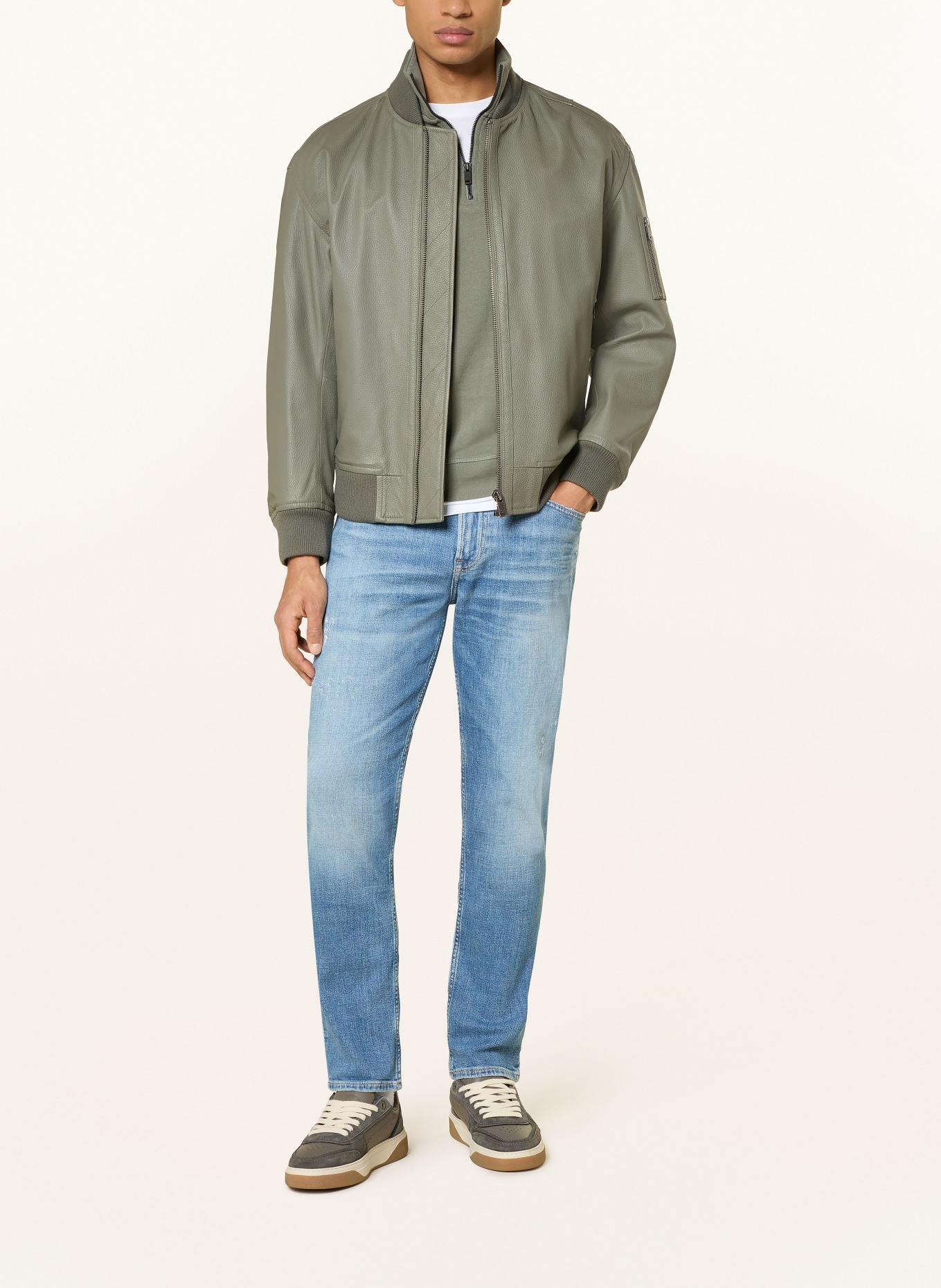 BOSS Jeans RE.MAINE Regular Fit: 441 TURQUOISE/AQUA