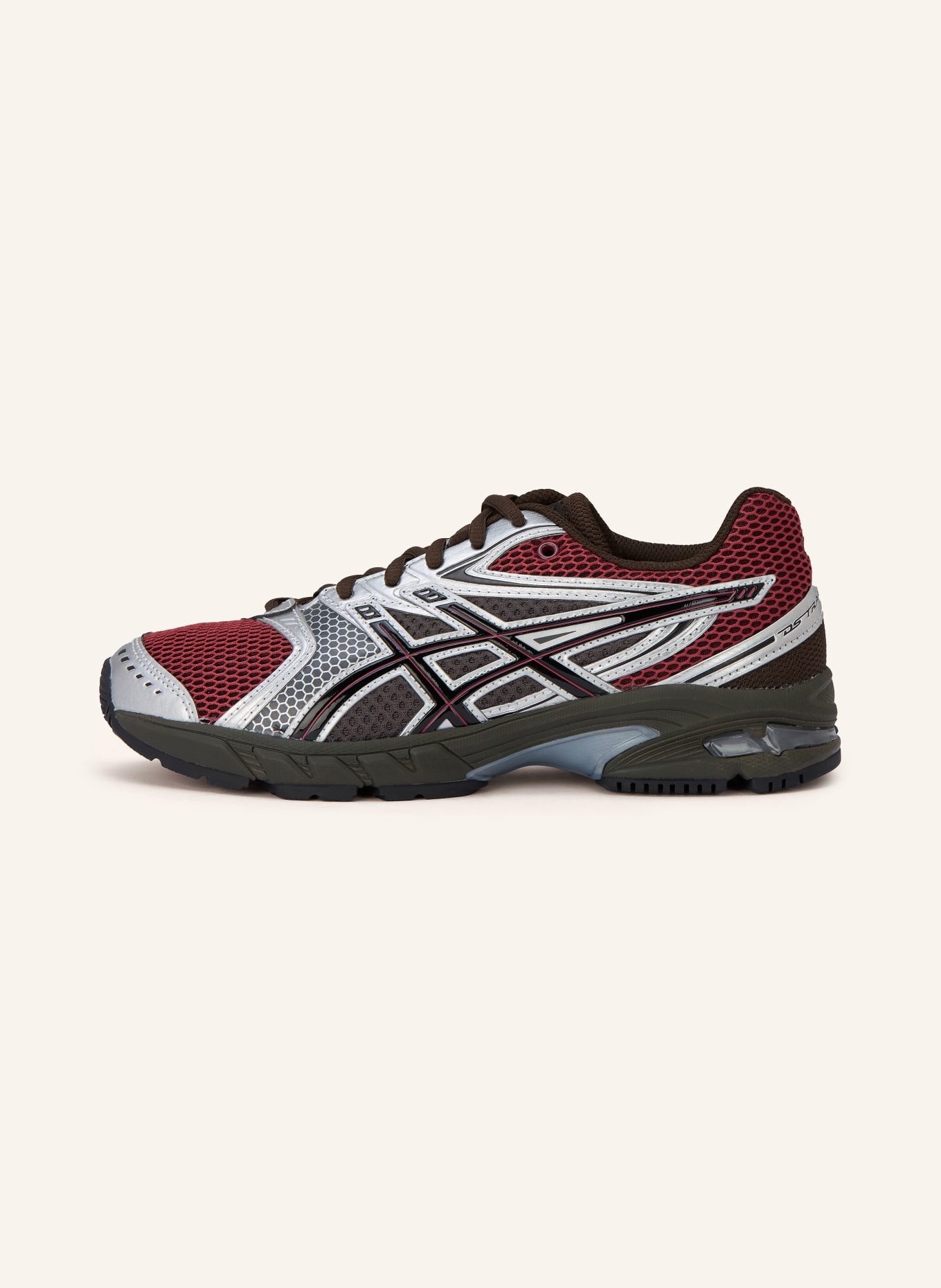 ASICS Sneaker GEL-DS TRAINER 14: DUNKELROT / SILBER / SCHWARZ