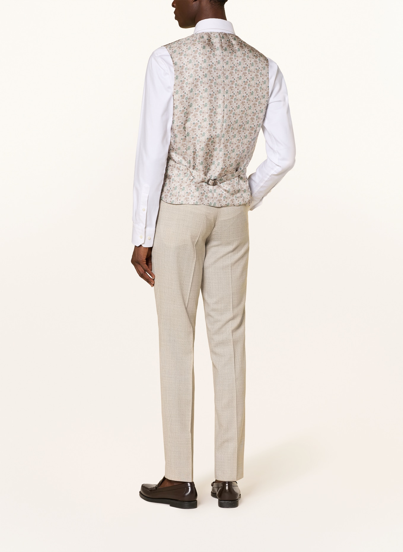 CG - CLUB of GENTS Sako CG PLUM Slim Fit: 71 HELLBRAUN