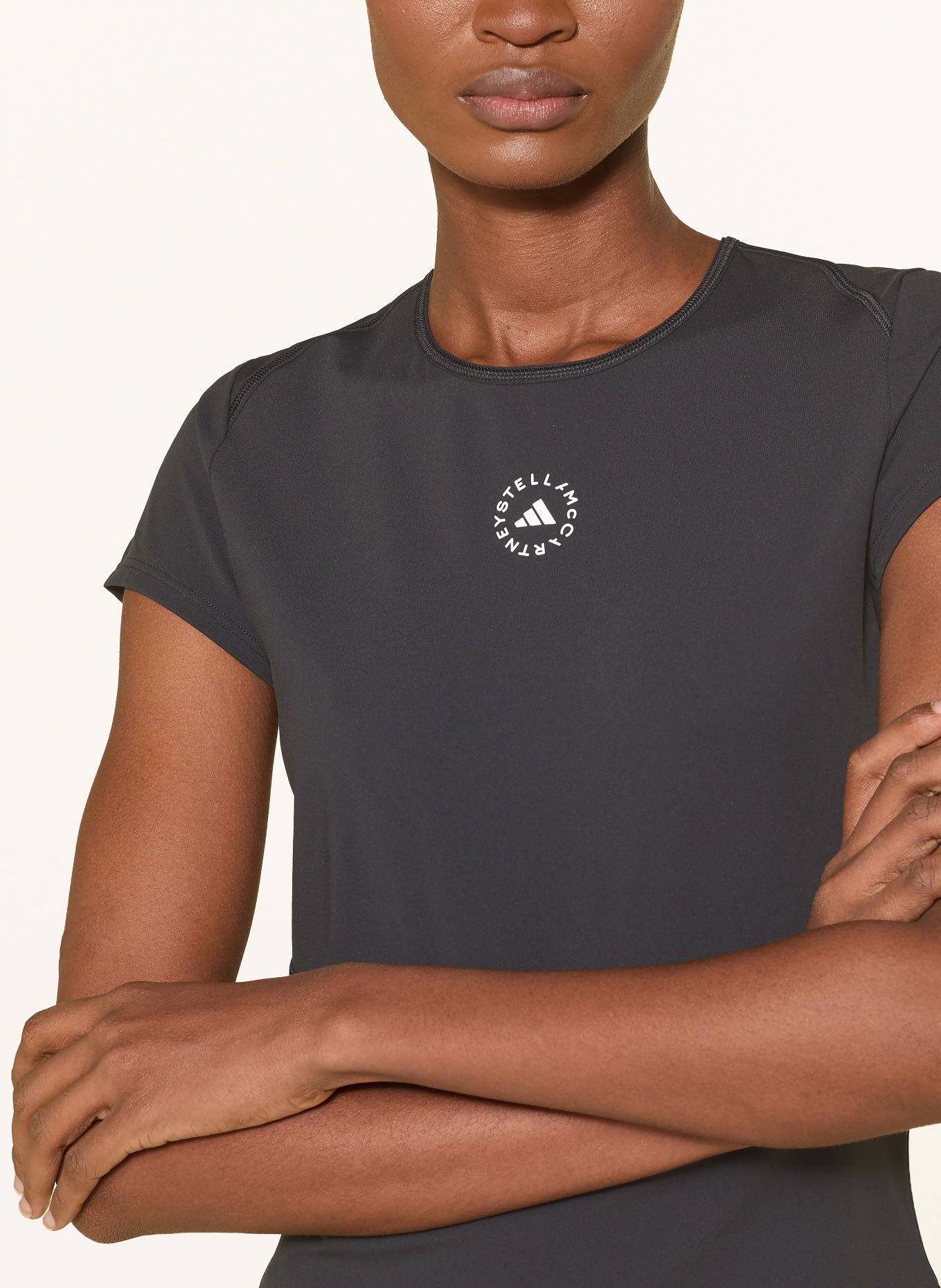 adidas by Stella McCartney Tričko ADIDAS BY STELLA MCCARTNEY: ČERNÁ