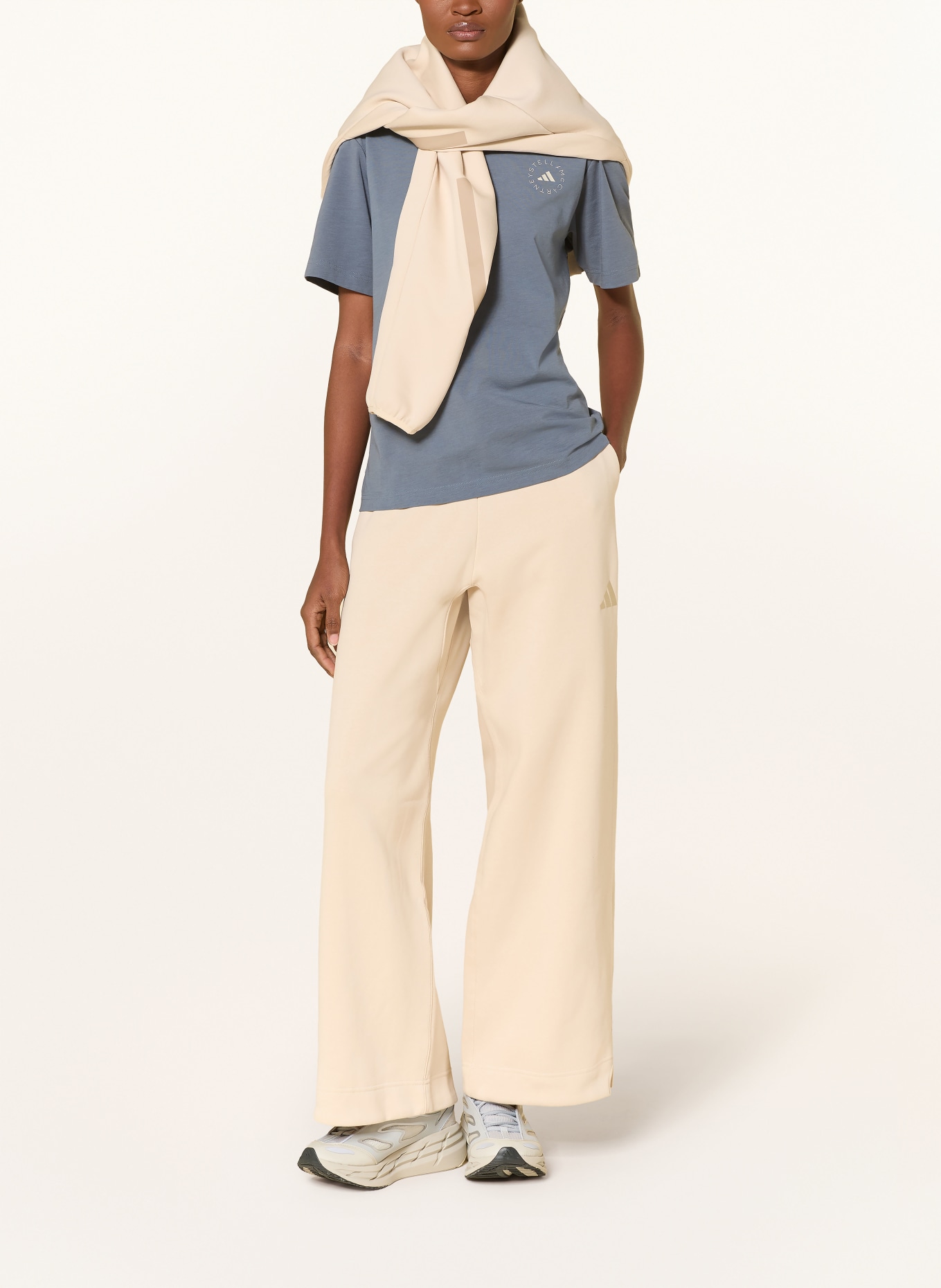 adidas by Stella McCartney ADIDAS BY STELLA MCCARTNEY functional shirt: GRAY