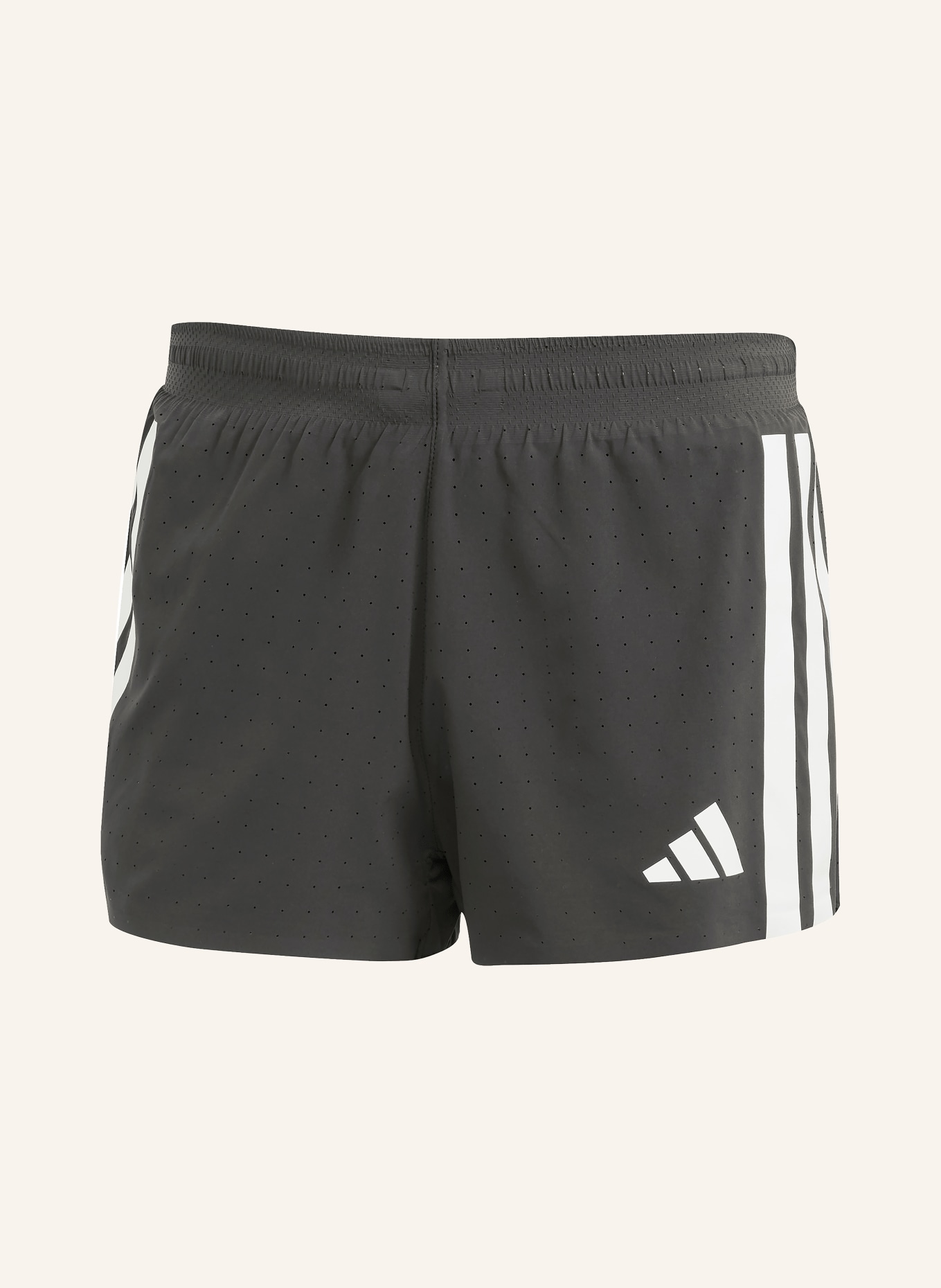 adidas 2v1 běžecké šortky ADIZERO SPLIT: ČERNÁ