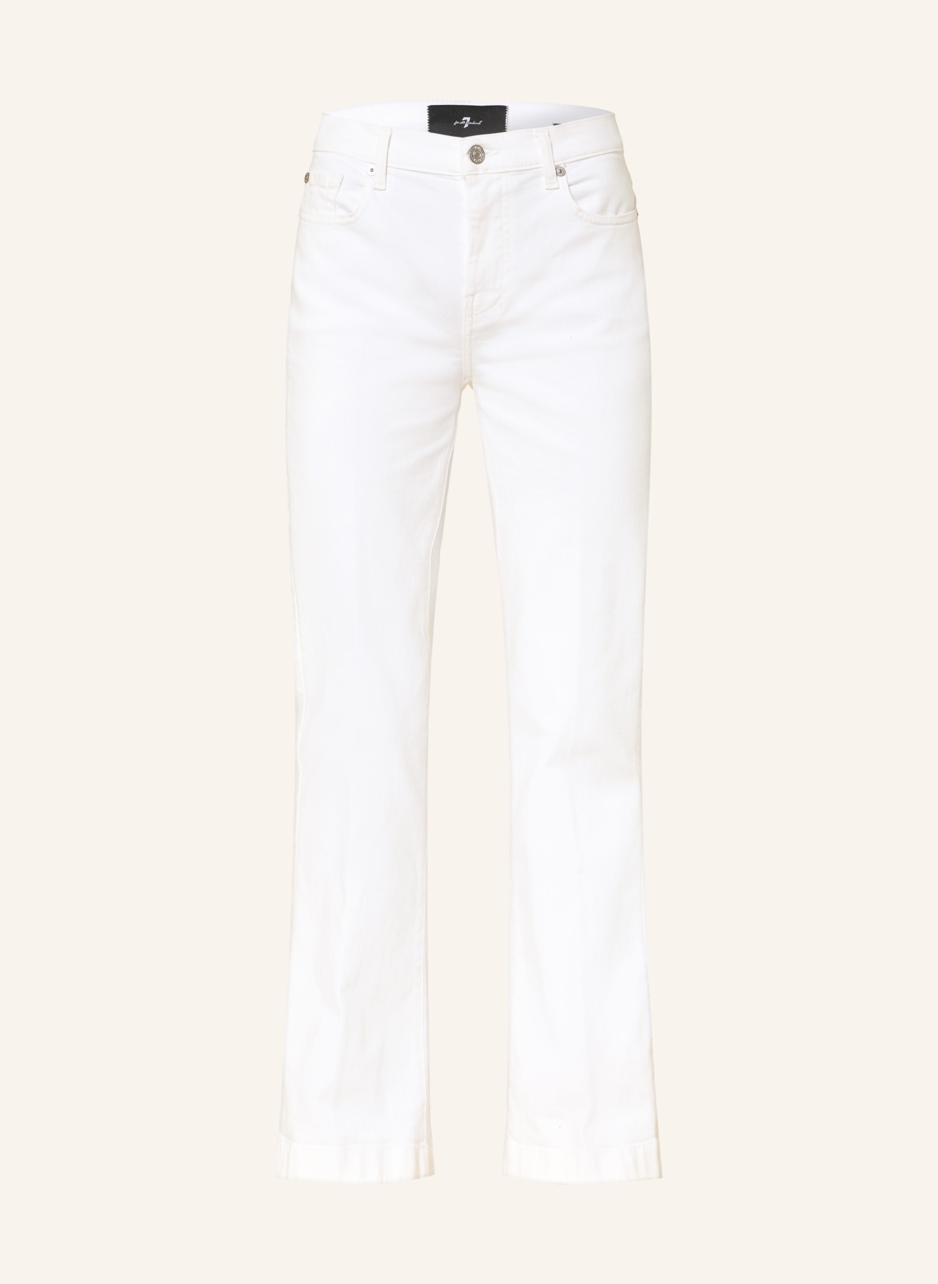 7 for all mankind Flared Jeans DOJO TAILORLESS: SMW White