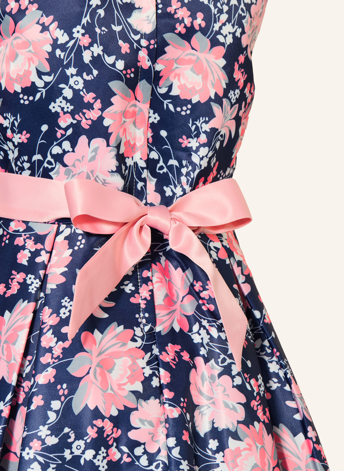 DANAMADE robe: BLEU FONCÉ / ROSE FUCHSIA / BLANC