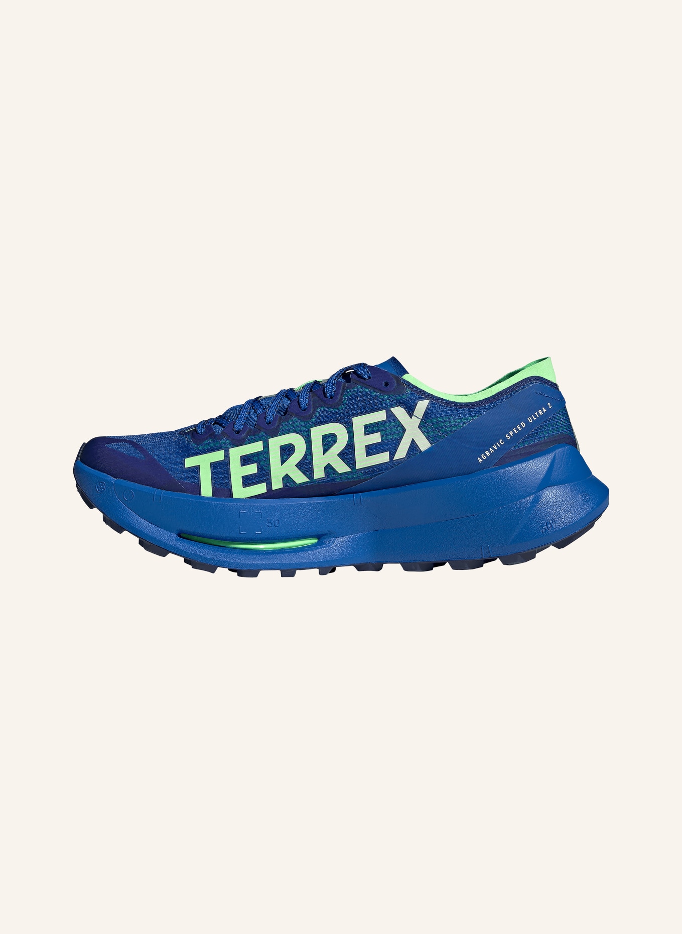 adidas TERREX Boty pro trailový běh TERREX AGRAVIC SPEED ULTRA 2: MODRÁ / SVĚTLE ZELENÁ / BÍLÁ