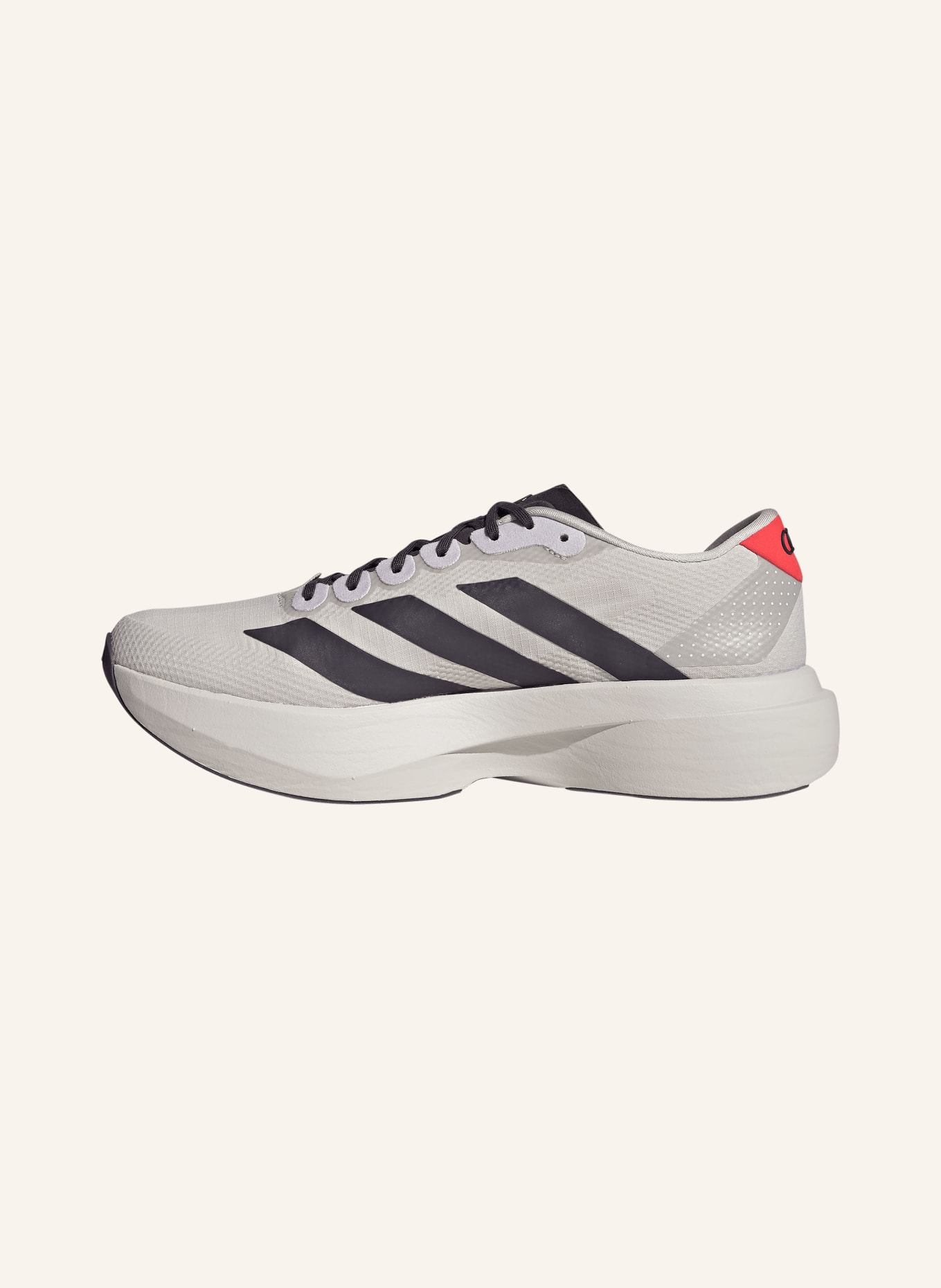 adidas Chaussures de course ADIZERO EVO SL: GRIS CLAIR / ROUGE CLAIR / NOIR