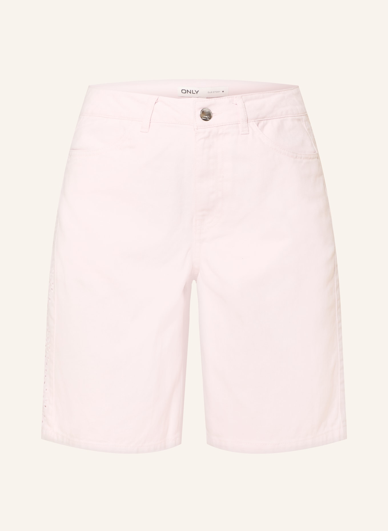 ONLY bermudy: SVĚTLE RŮŽOVÁ