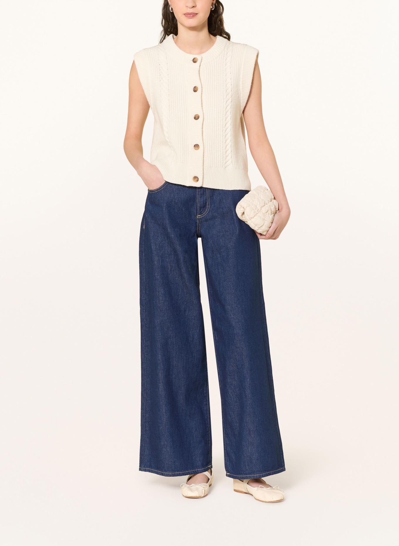 ONLY Wide-leg jeans: MEDIUM BLUE DENIM