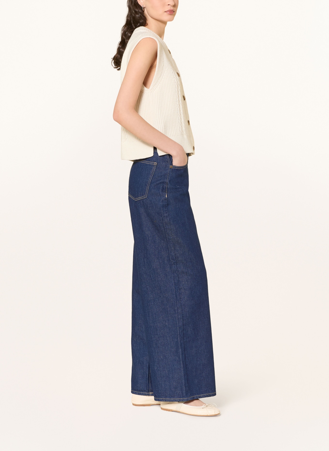 ONLY Wide-leg jeans: MEDIUM BLUE DENIM