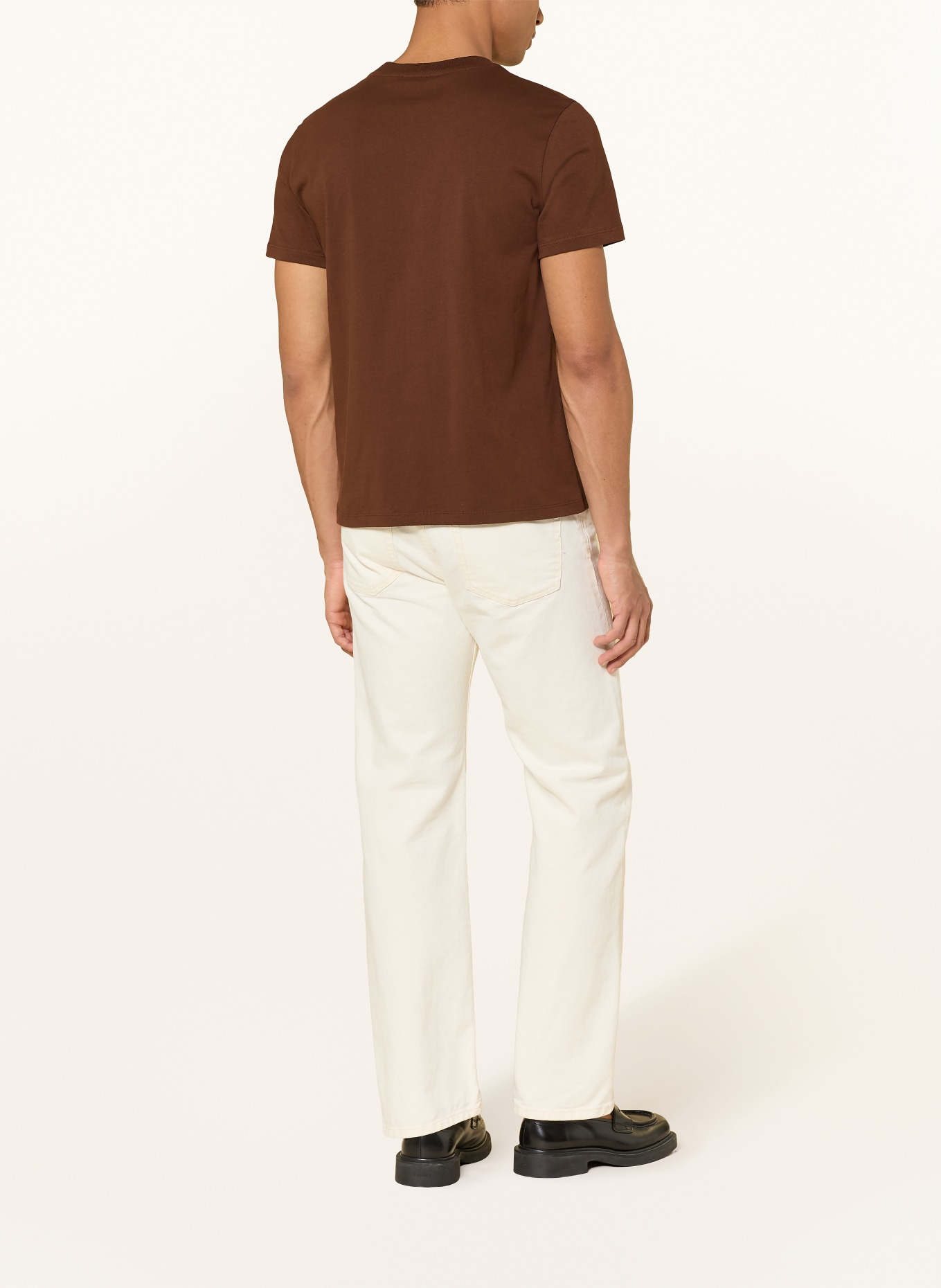 SANDRO T-Shirt: BRAUN