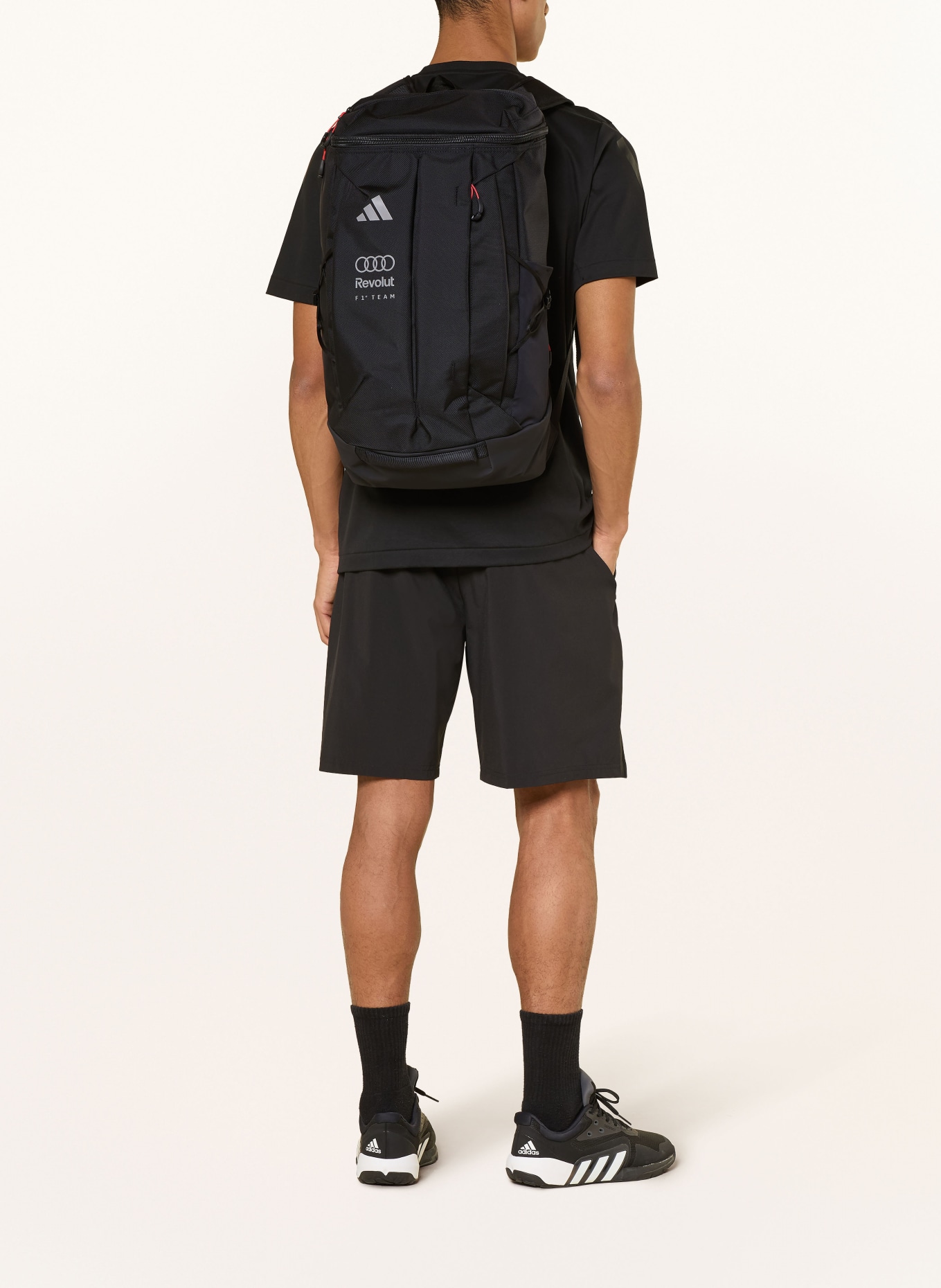 adidas AUDI REVOLUT FORMULA ONE TEAM OP/SYST 30/35 backpack with laptop compartment: BLACK