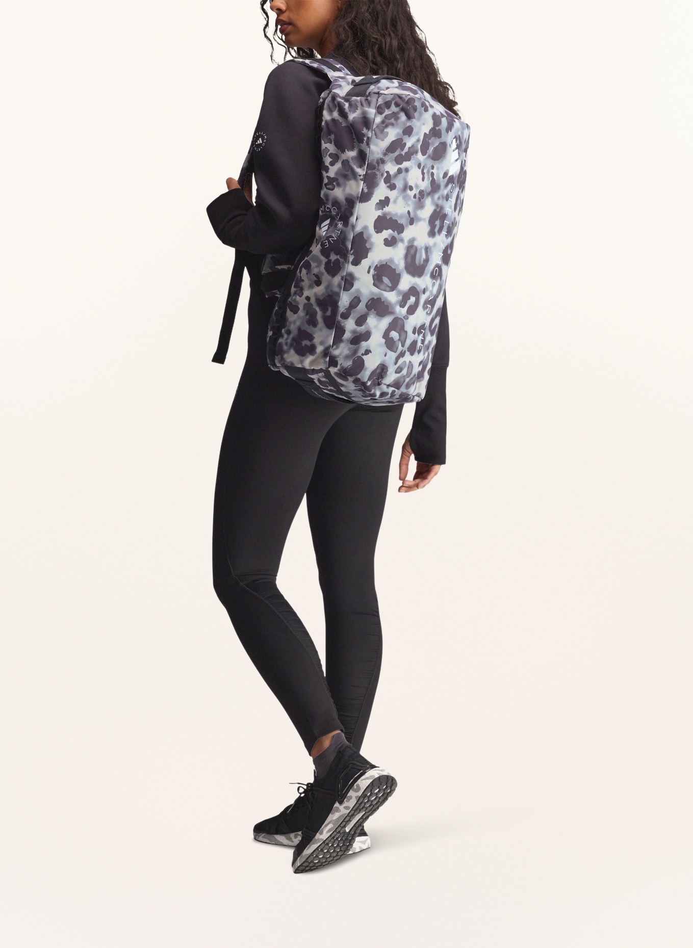 adidas by Stella McCartney Sporttasche ADIDAS BY STELLA MCCARTNEY: CREME / DUNKELBLAU / SCHWARZ