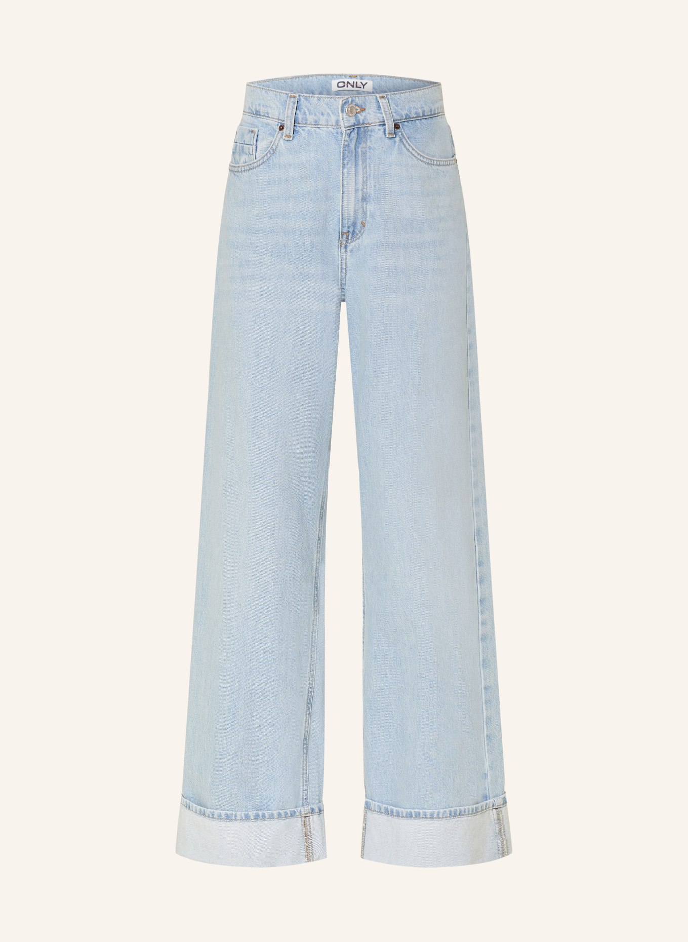 ONLY Wide Leg Jeans: LIGHT BLUE DENIM
