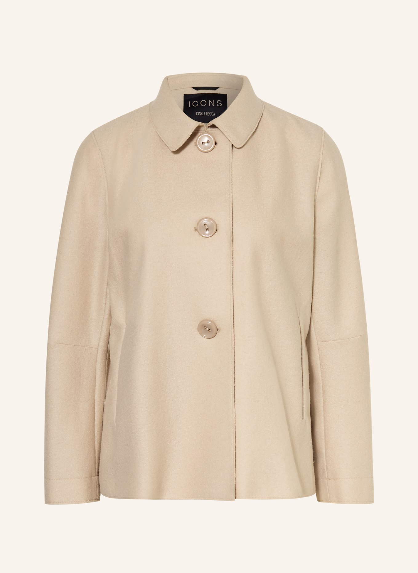 ICONS CINZIA ROCCA bunda: SVĚTLE HNĚDÁ