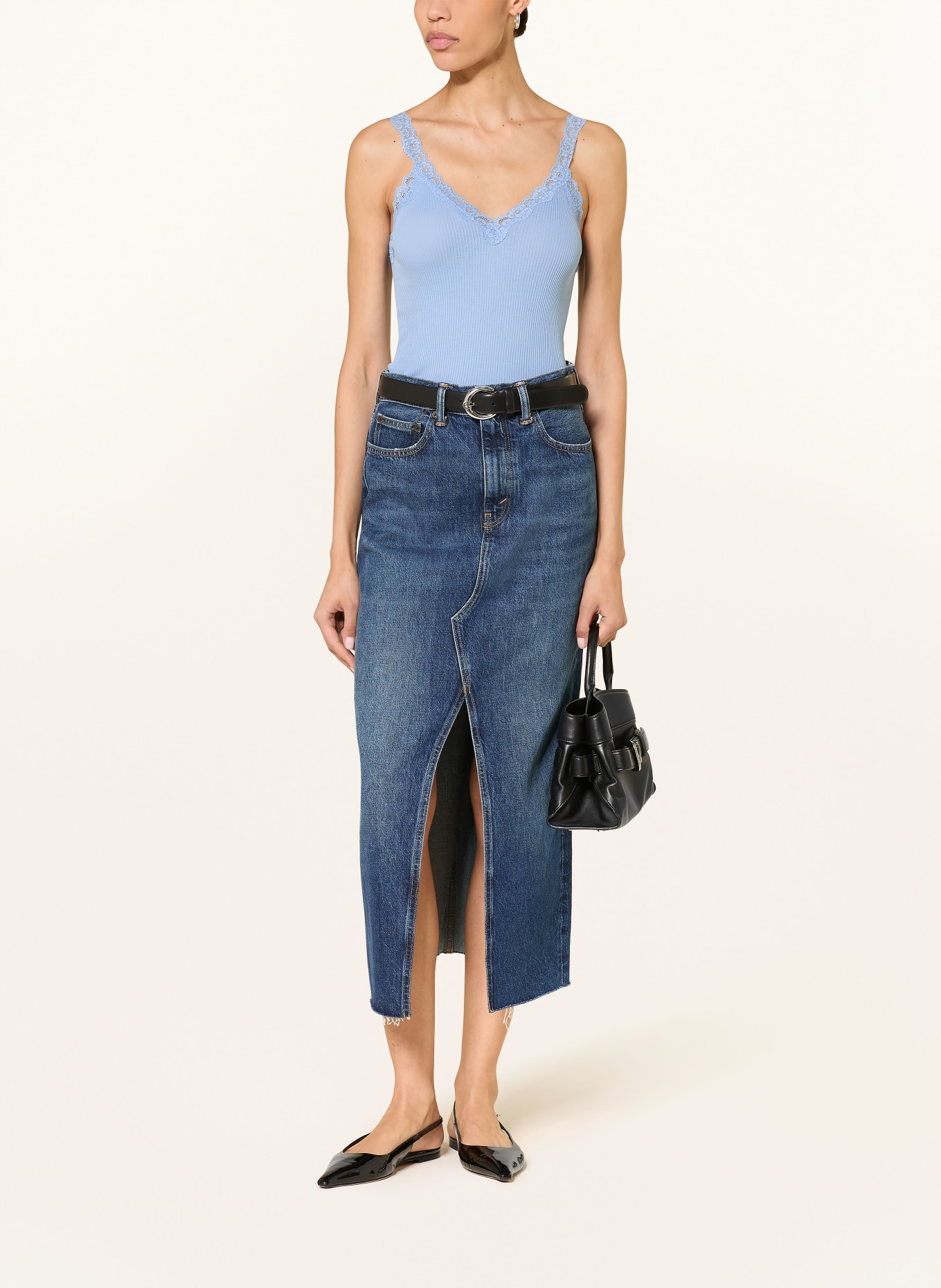 rosemunde Top BALTA: HELLBLAU