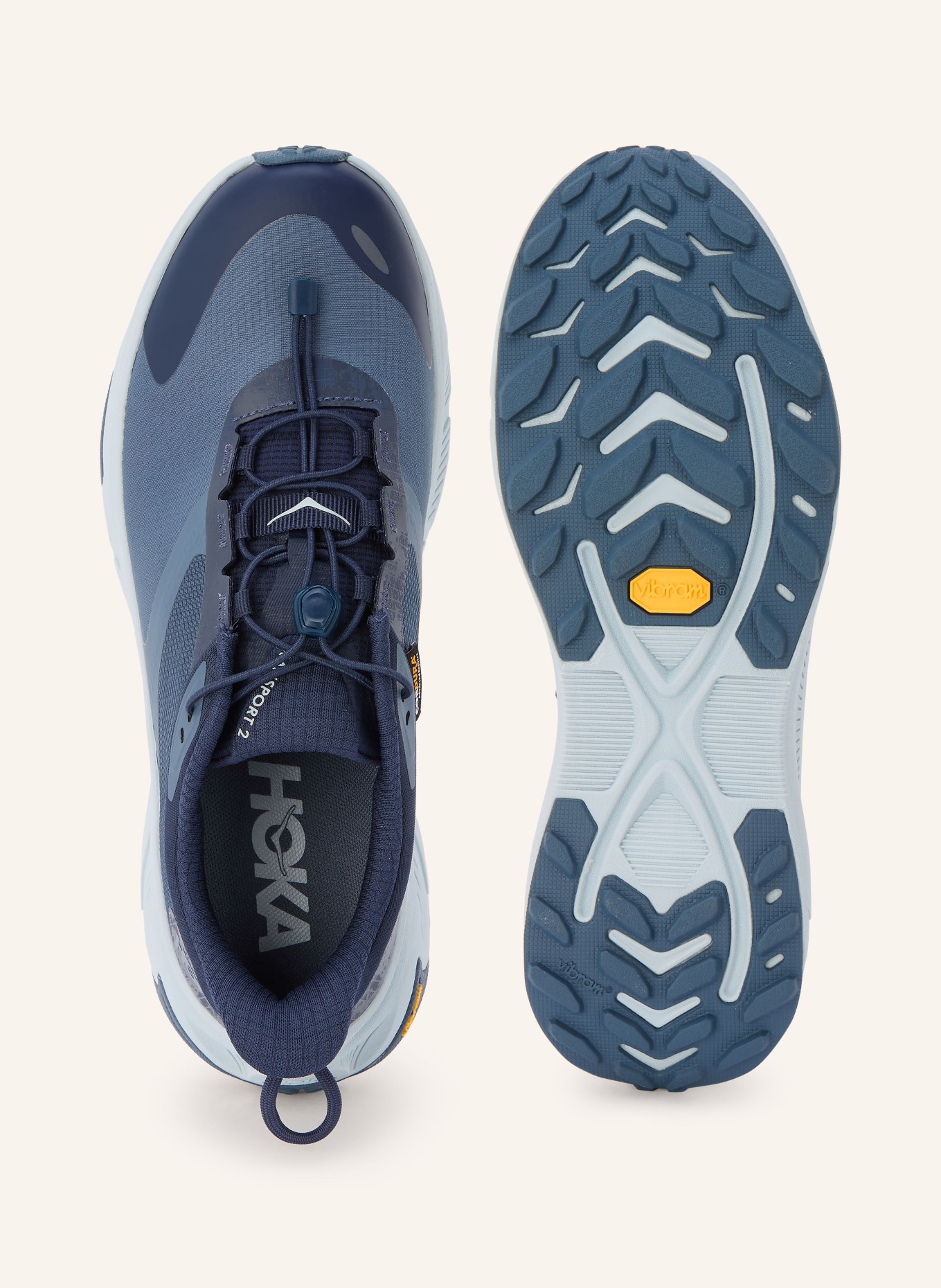 HOKA Hiking boots TRANSPORT 2: DARK BLUE / BLUE