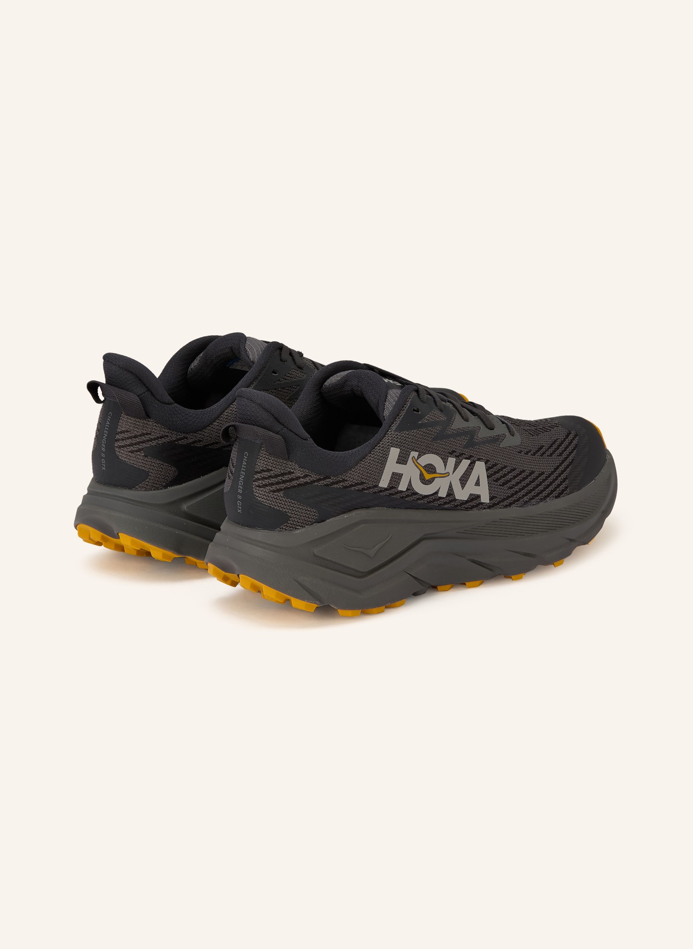 HOKA Boty na trailový běh CHALLENGER 8 GTX: TMAVĚ ŠEDÁ / ŠEDÁ