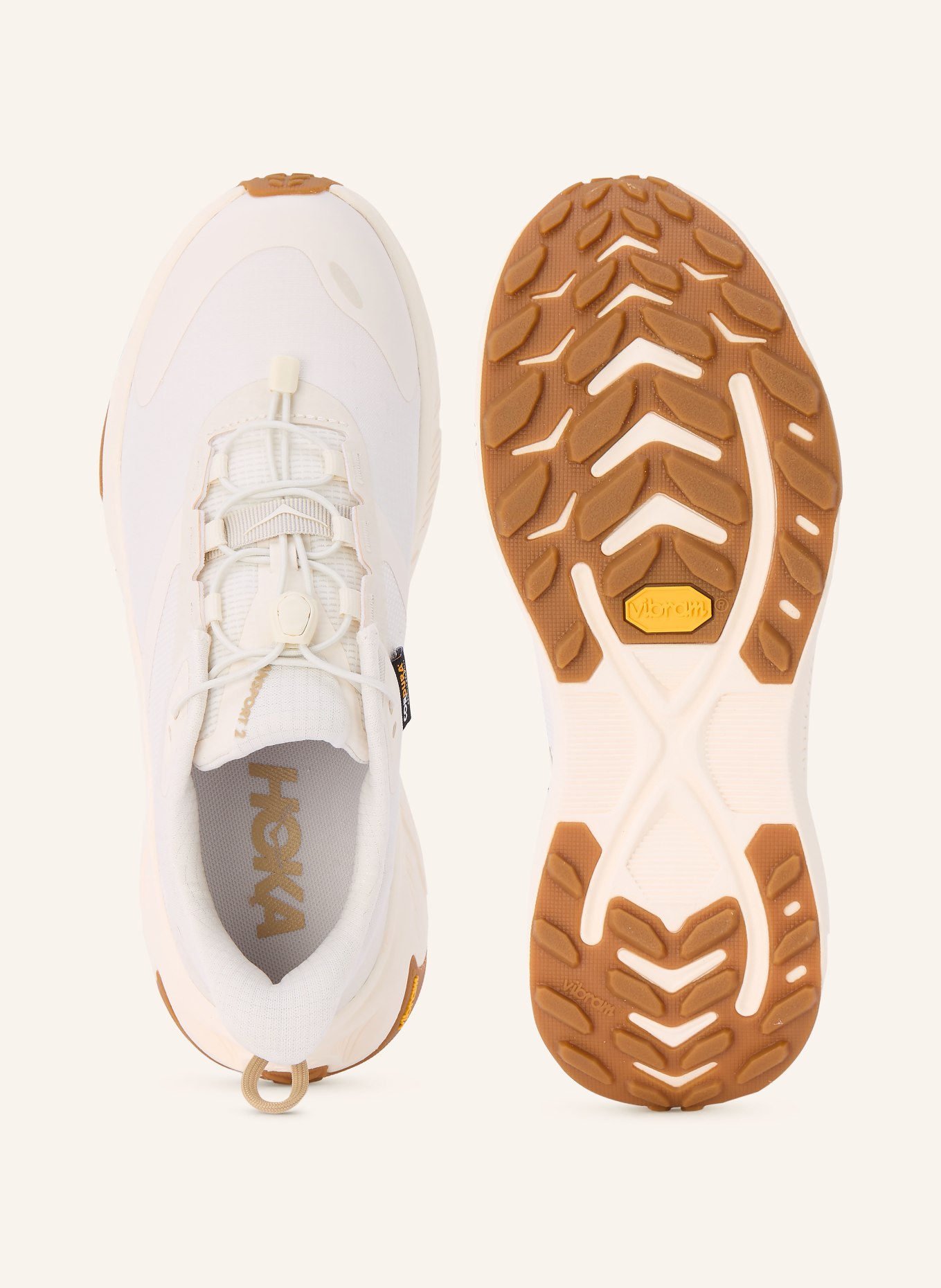 HOKA Hiking boots TRANSPORT 2: WHITE / ECRU