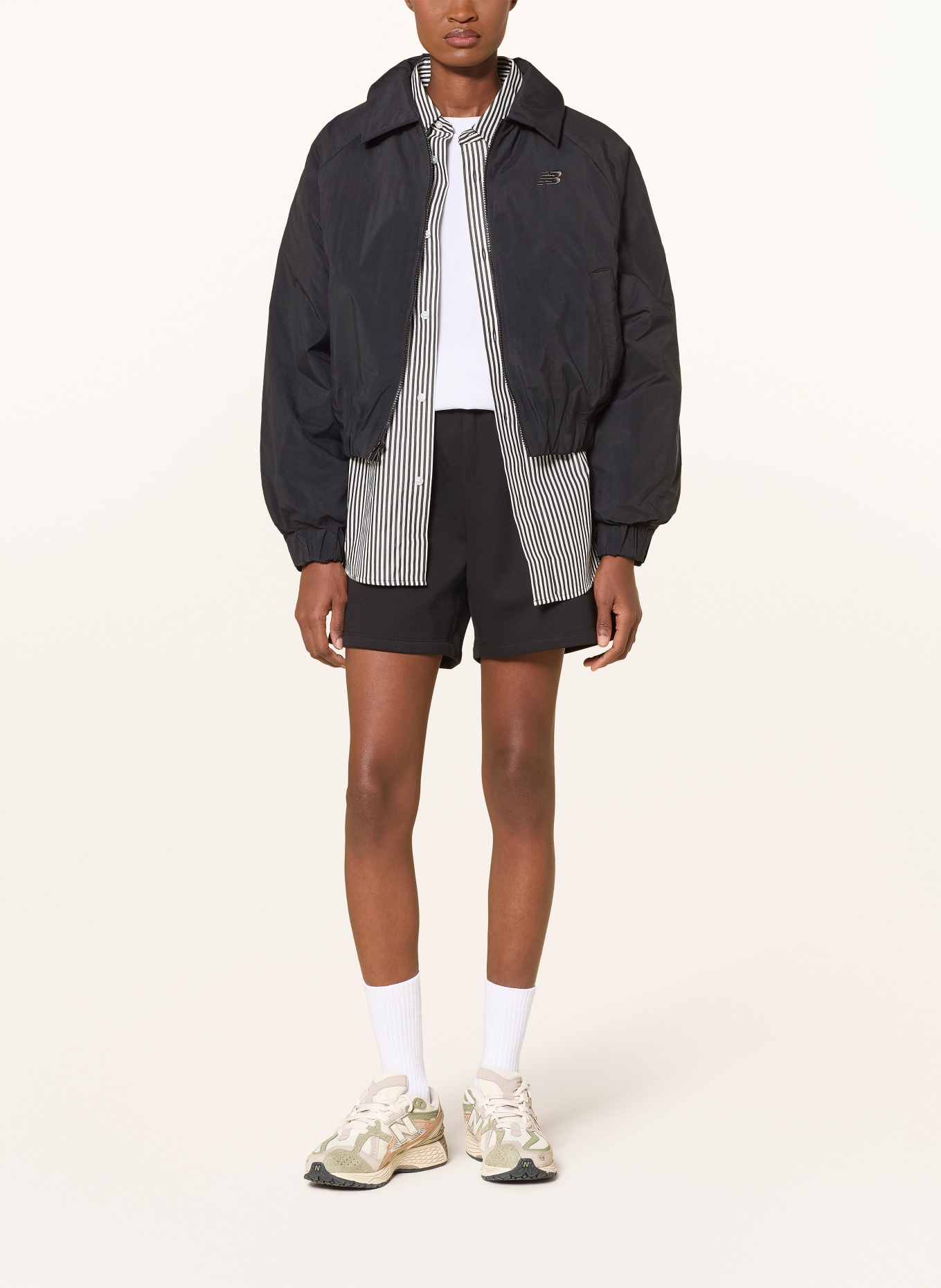 new balance blouson: BLACK