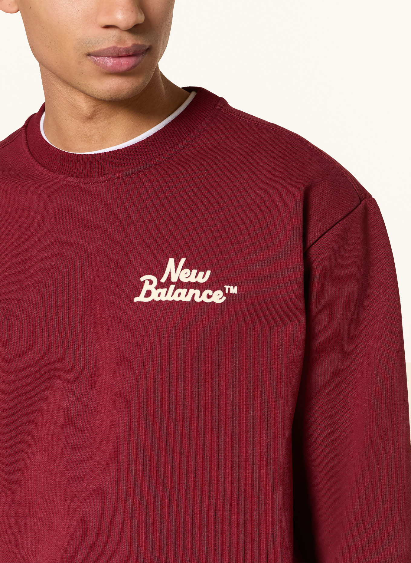 new balance Sweatshirt: DUNKELROT