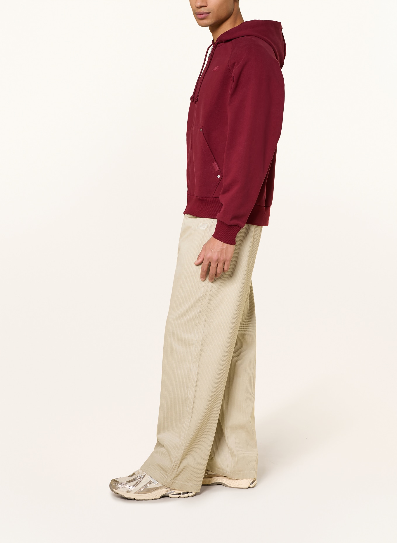 new balance Sweatjacke: DUNKELROT