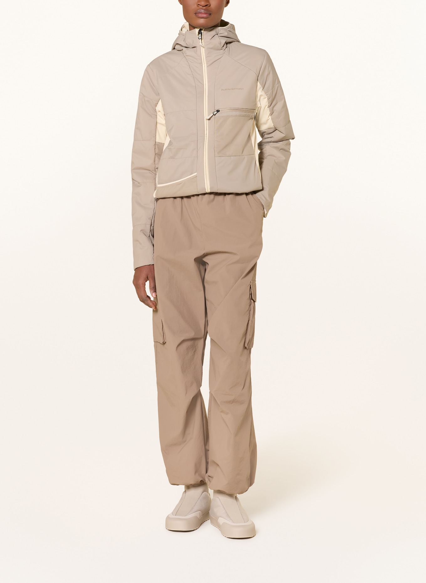 Peak Performance Funktionsjacke FREELIGHT REVERSIBLE zum Wenden: BEIGE