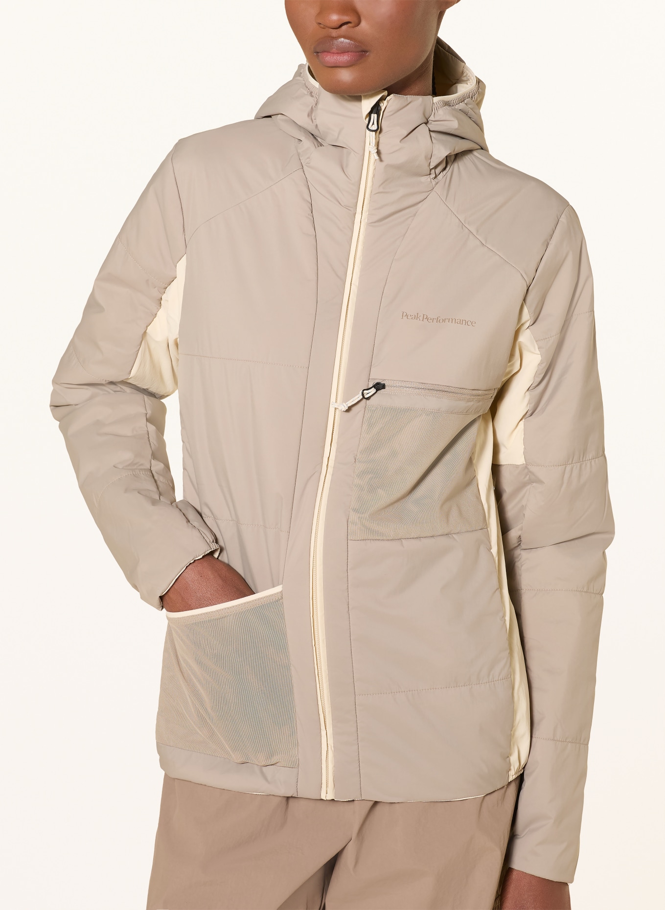 Peak Performance Funktionsjacke FREELIGHT REVERSIBLE zum Wenden: BEIGE