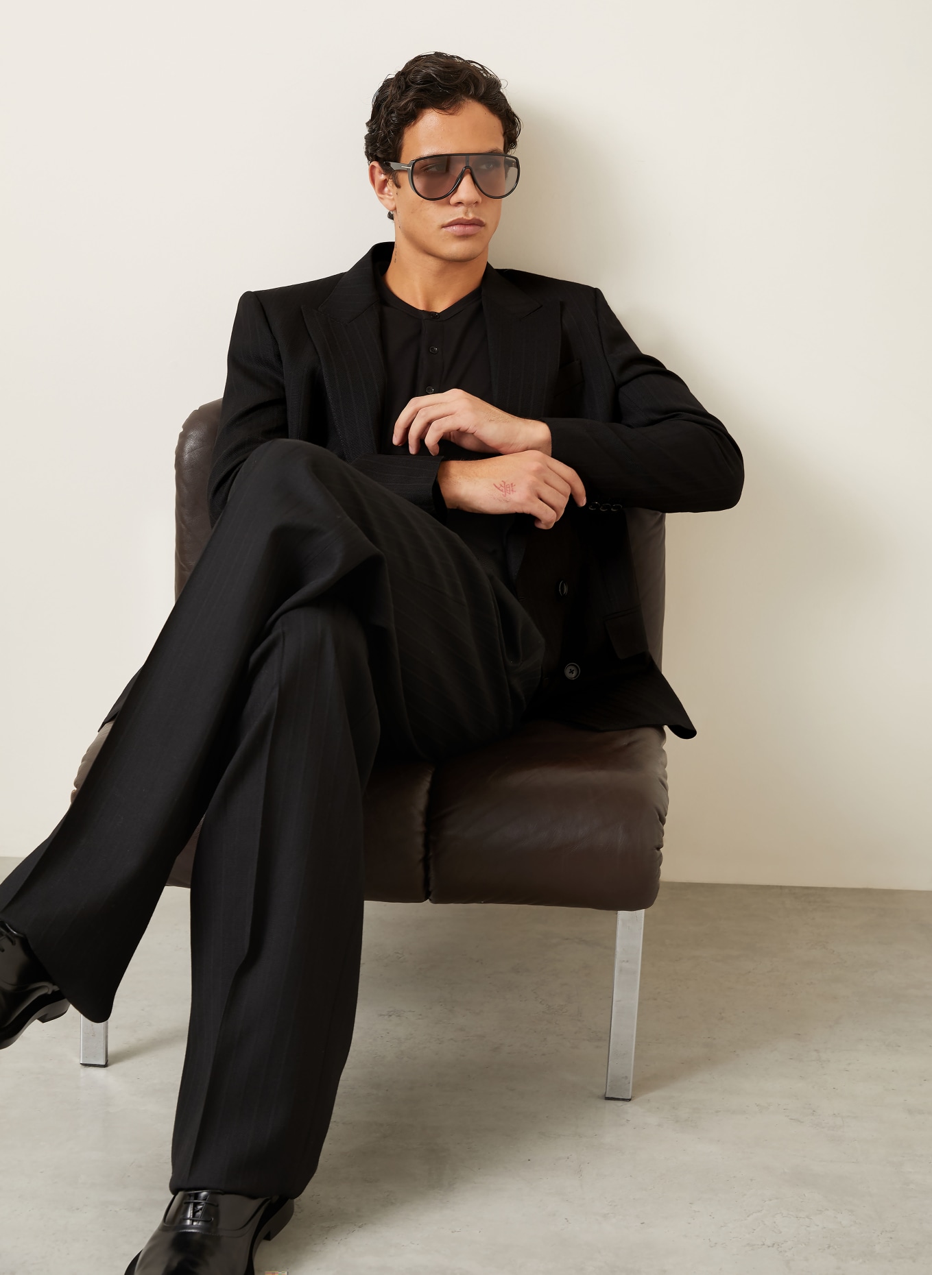 TOM FORD Extra slim fit suit jacket: NAA BLACK