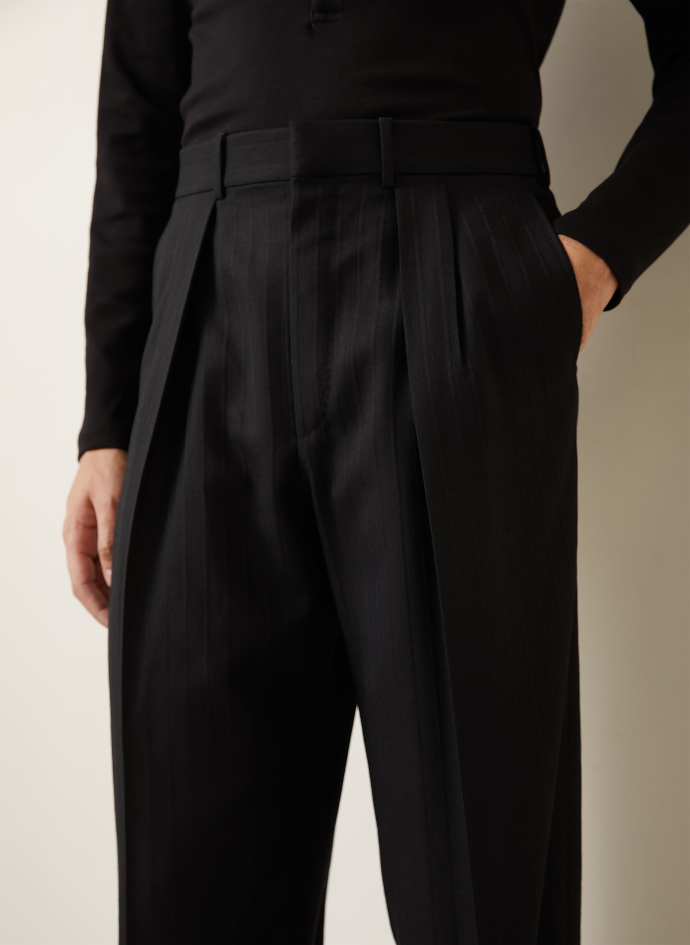 TOM FORD Anzughose Regular Fit: NAA BLACK