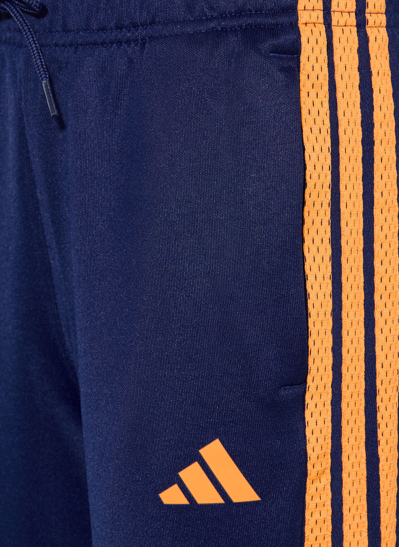 adidas Pantalon de survêtement STD: BLEU FONCÉ / ORANGE