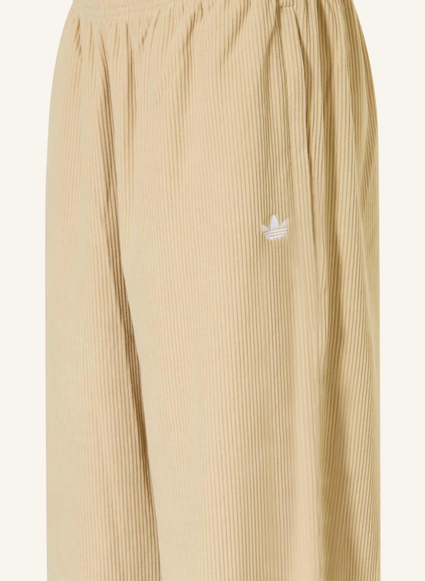 adidas Originals Spodnie z sztruksu w stylu joggingowym: BEŻOWY