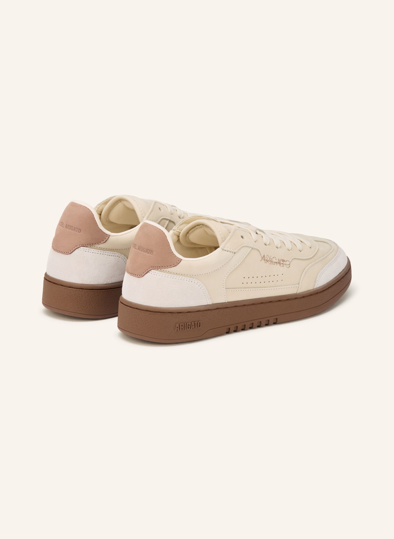 AXEL ARIGATO Sneaker DICE T-TOE: BEIGE / BROWN / LIGHT GRAY