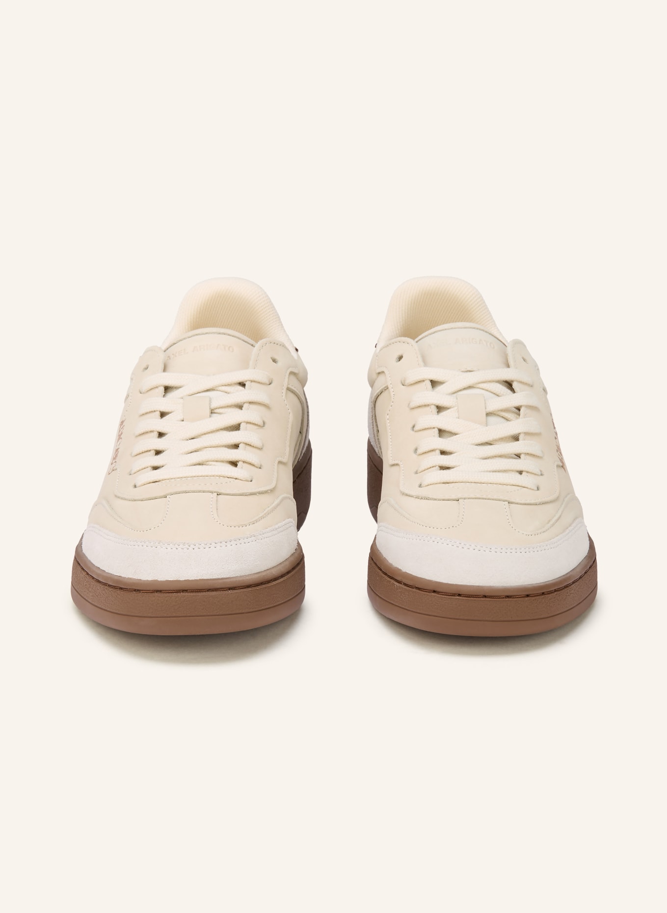 AXEL ARIGATO Sneaker DICE T-TOE: BEIGE / BROWN / LIGHT GRAY