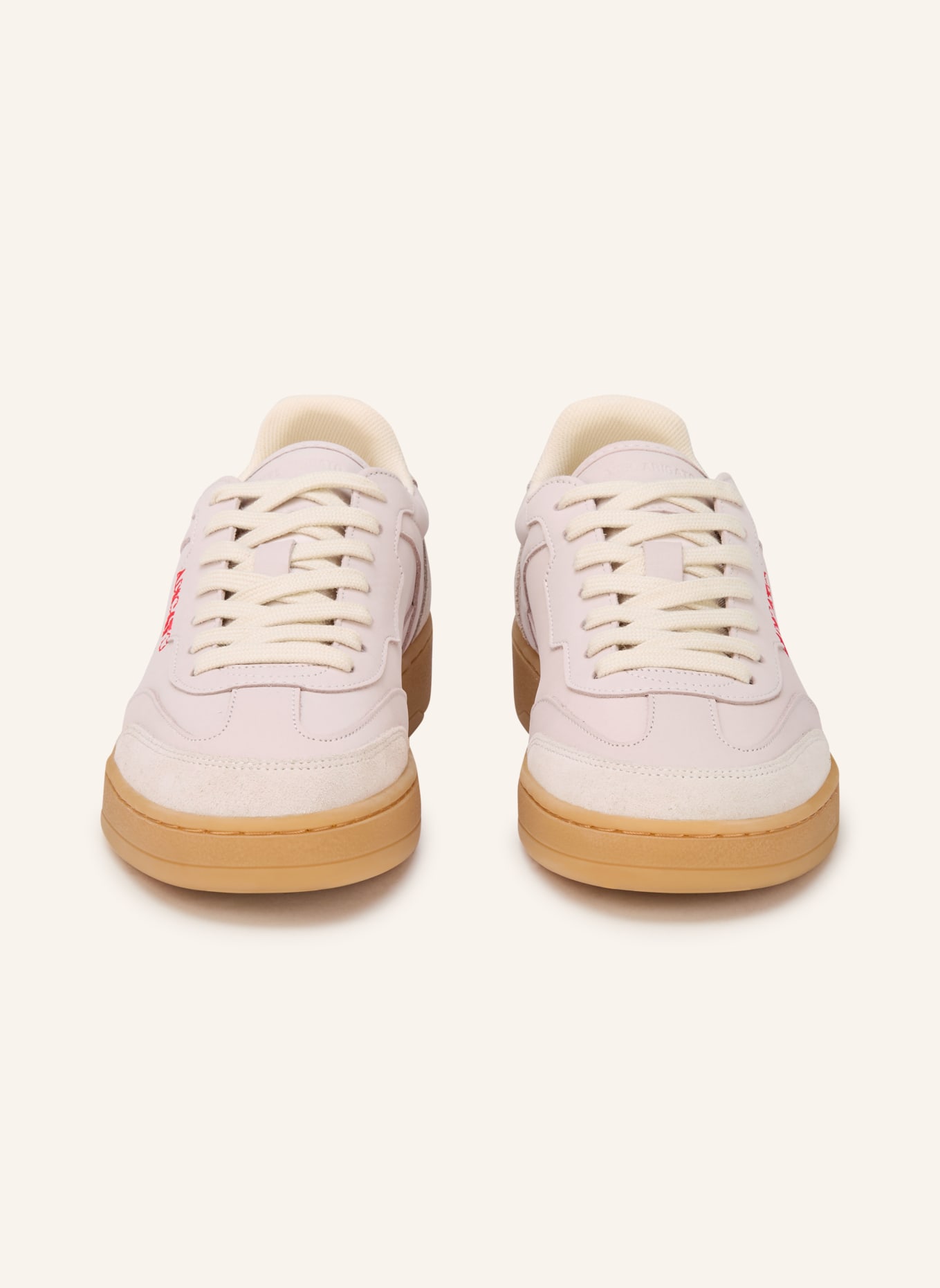 AXEL ARIGATO Sneaker DICE T-TOE: LIGHT PURPLE / BEIGE / RED