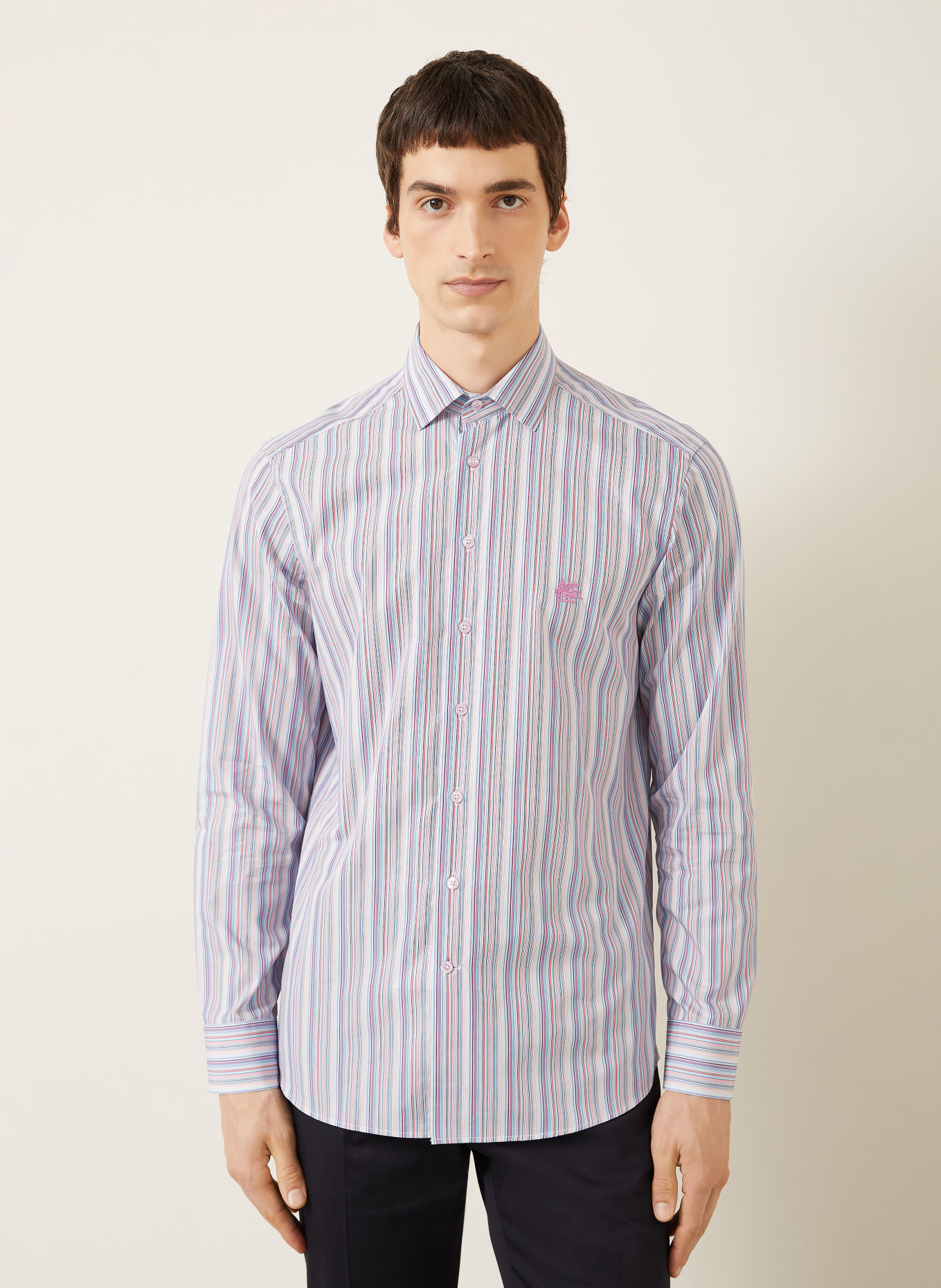 ETRO Chemise Slim Fit: LILAS CLAIR / ROSE / ROUGE CLAIR