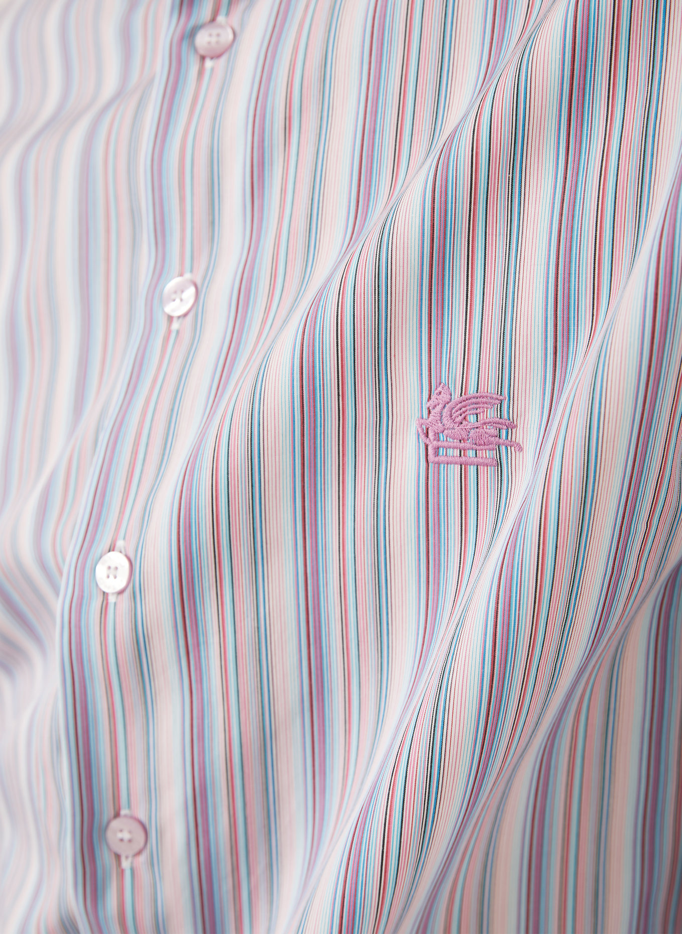 ETRO Chemise Slim Fit: LILAS CLAIR / ROSE / ROUGE CLAIR