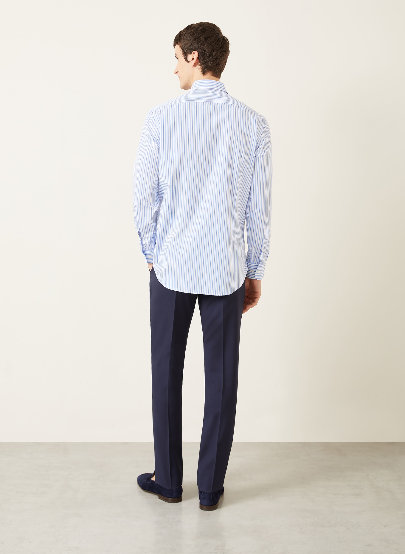 ETRO Koszula Slim Fit: JASNONIEBIESKI / GRANATOWY / BIAŁY