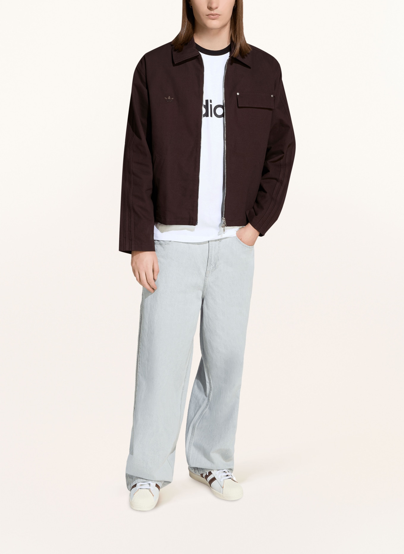 adidas Originals Overjacket WORKWEAR: DUNKELBRAUN
