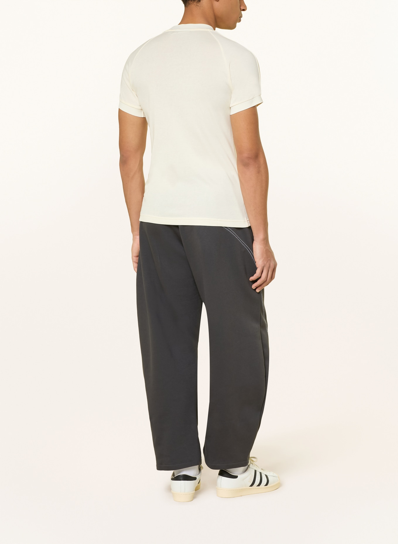 adidas Originals Sweatpants GRAPHIC: DARK GRAY / WHITE