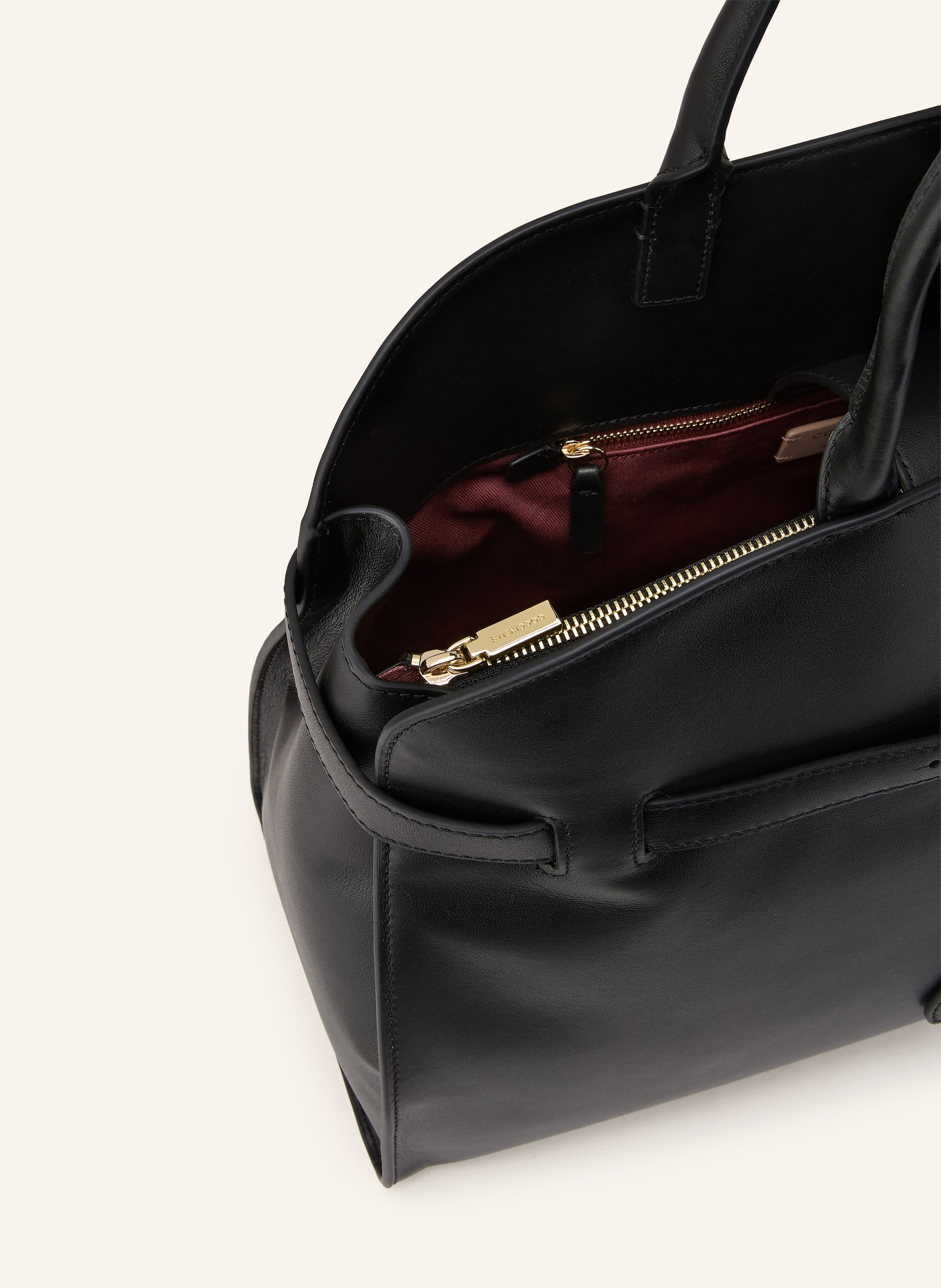 COCCINELLE handbag: BLACK