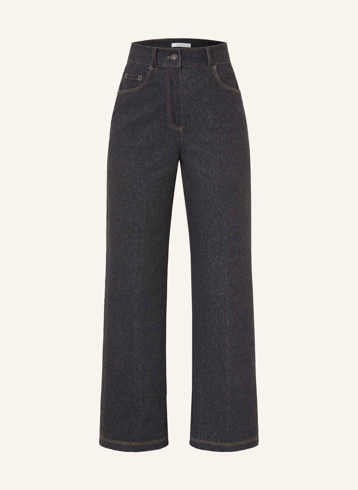 Max Mara Wide Leg Jeans RIBES: 002 ultramarine