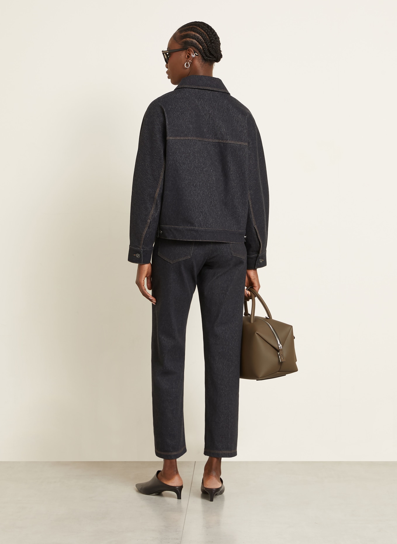 Max Mara Wide Leg Jeans RIBES: 002 ultramarine