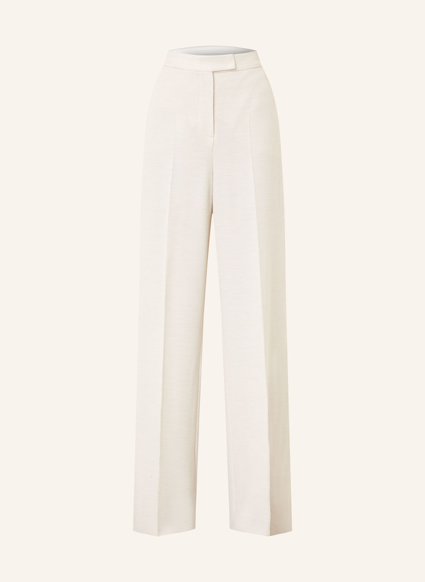 Max Mara ATTINIA jersey wide-leg pants: CREAM