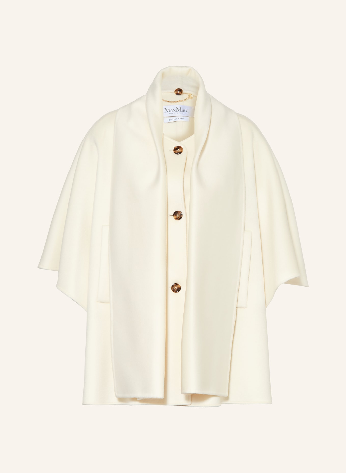 Max Mara Kašmírový plášť ABLASONE s odnímatelnou šálou: REŽNÁ