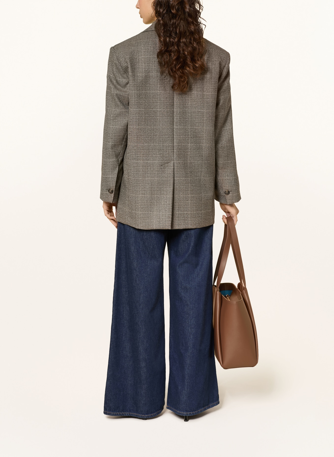 WEEKEND Max Mara Oversized sako MAGMA: TMAVĚ HNĚDÁ / HNĚDÁ