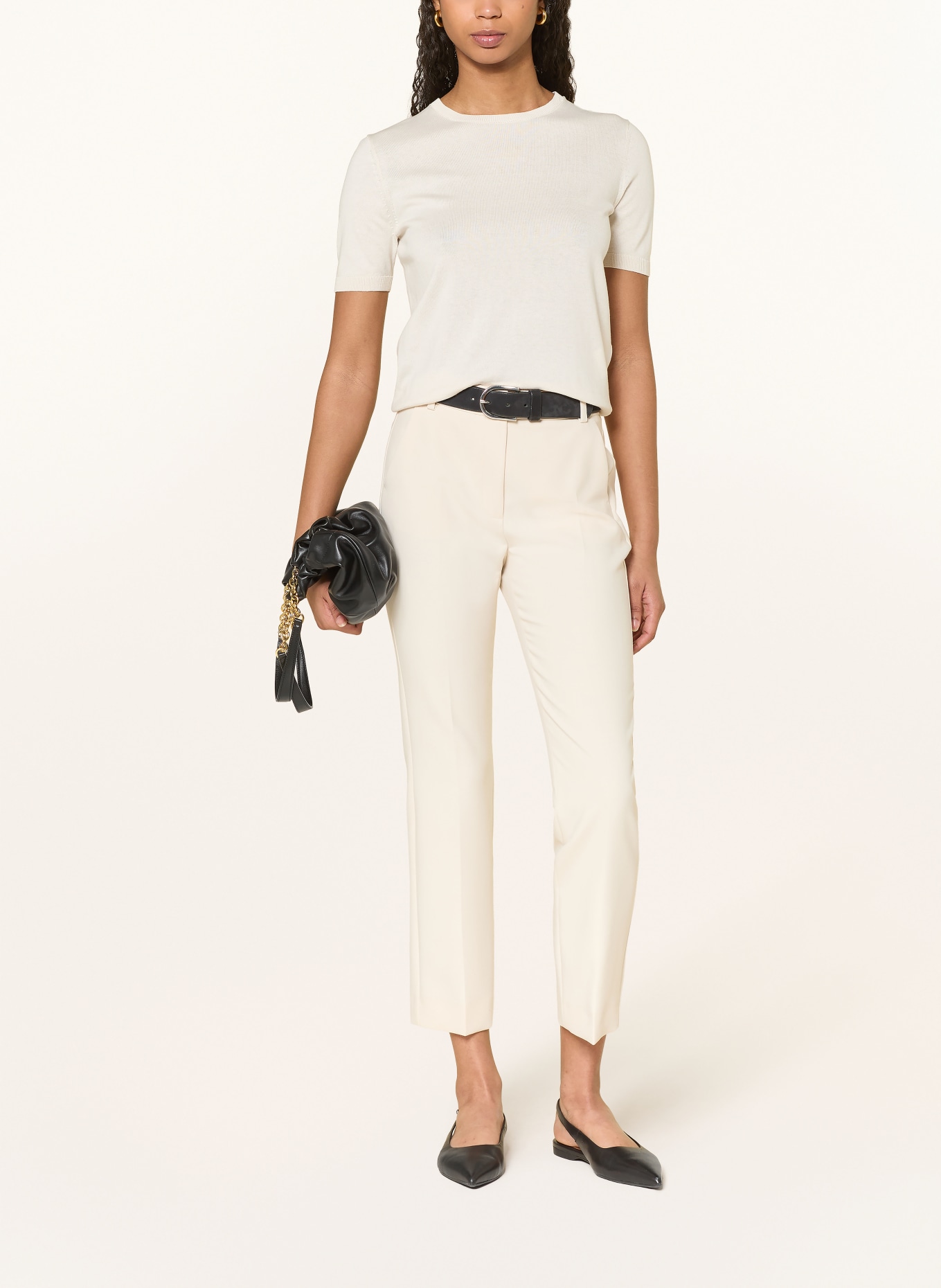 WEEKEND Max Mara Pletené tričko GABARRA s hedvábím: REŽNÁ