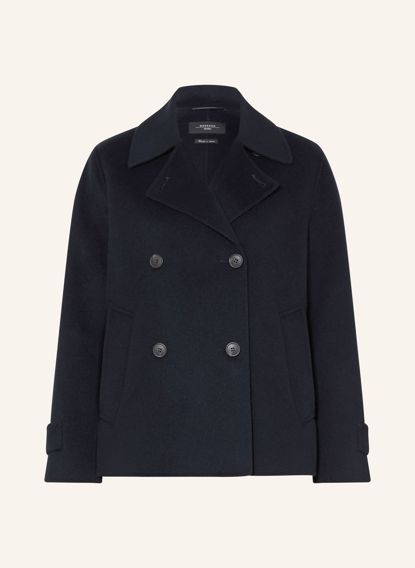 WEEKEND Max Mara FANTINO pea coat: DARK BLUE
